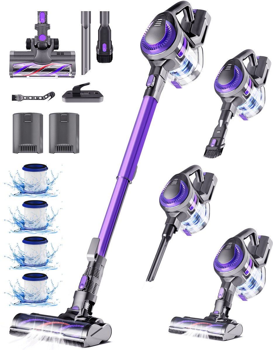 Elekiatech XL316 – Draadloze Steelstofzuiger (520W)