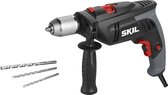 SKIL Klopboormachine 1000W - Klopboor - Boormachine voor Hout, Staal & Metselwerk - Boorcacpaciteit Tot 40mm - Klopboormachines - Met Diepteaanslag & Zijhandgreep - Inclusief Steenboorset 3 Stuks - Skil 6398 AA