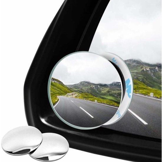 OPI00513-MIROIR DE SORTIE,Voiture 360 ° Grand Angle Miroir Convexe Rond