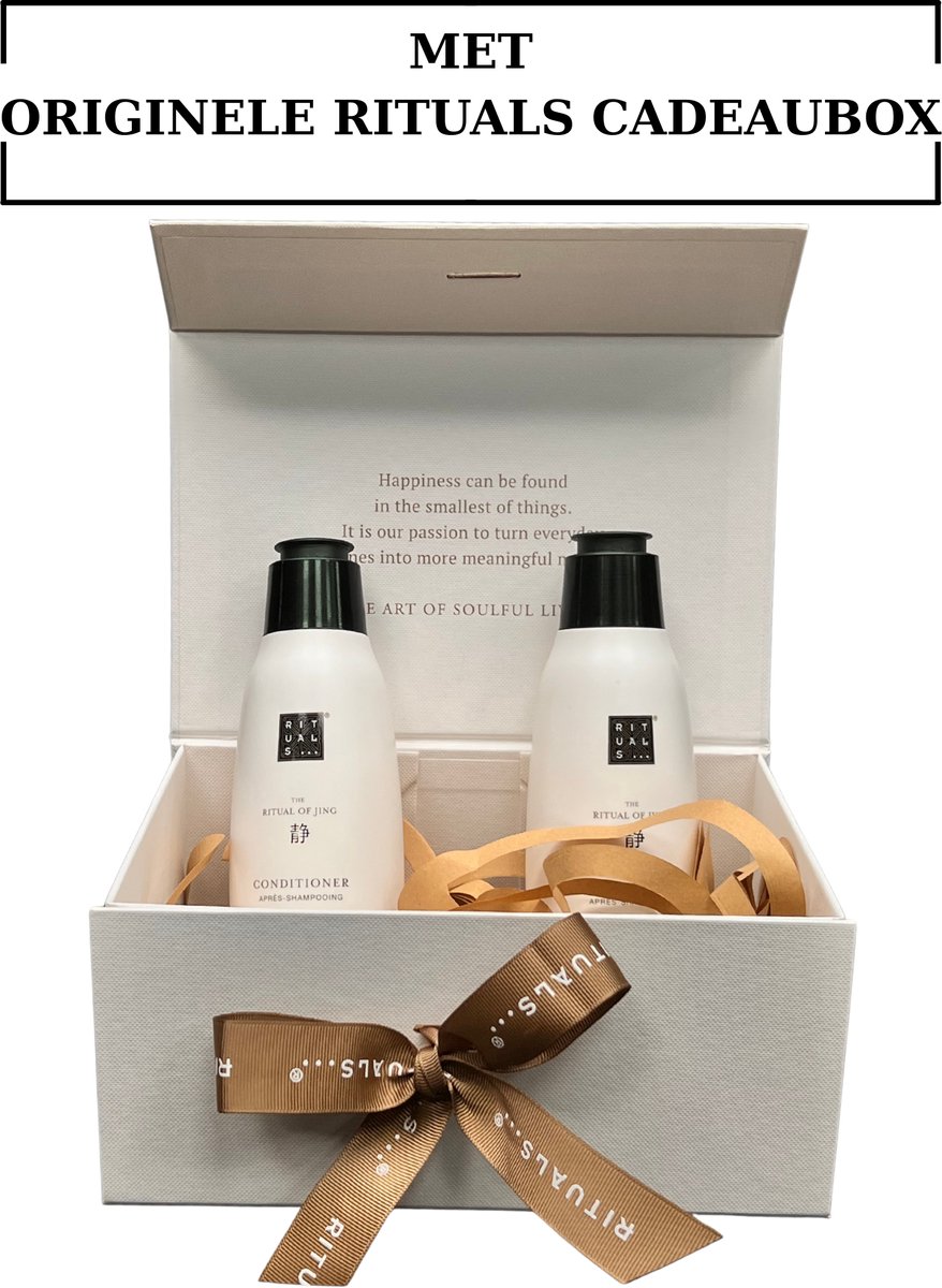 Rituals - Jing - Geschenkset - Shampoo 250 ml + Conditioner 250 ml + Originele RITUALS Cadeuabox