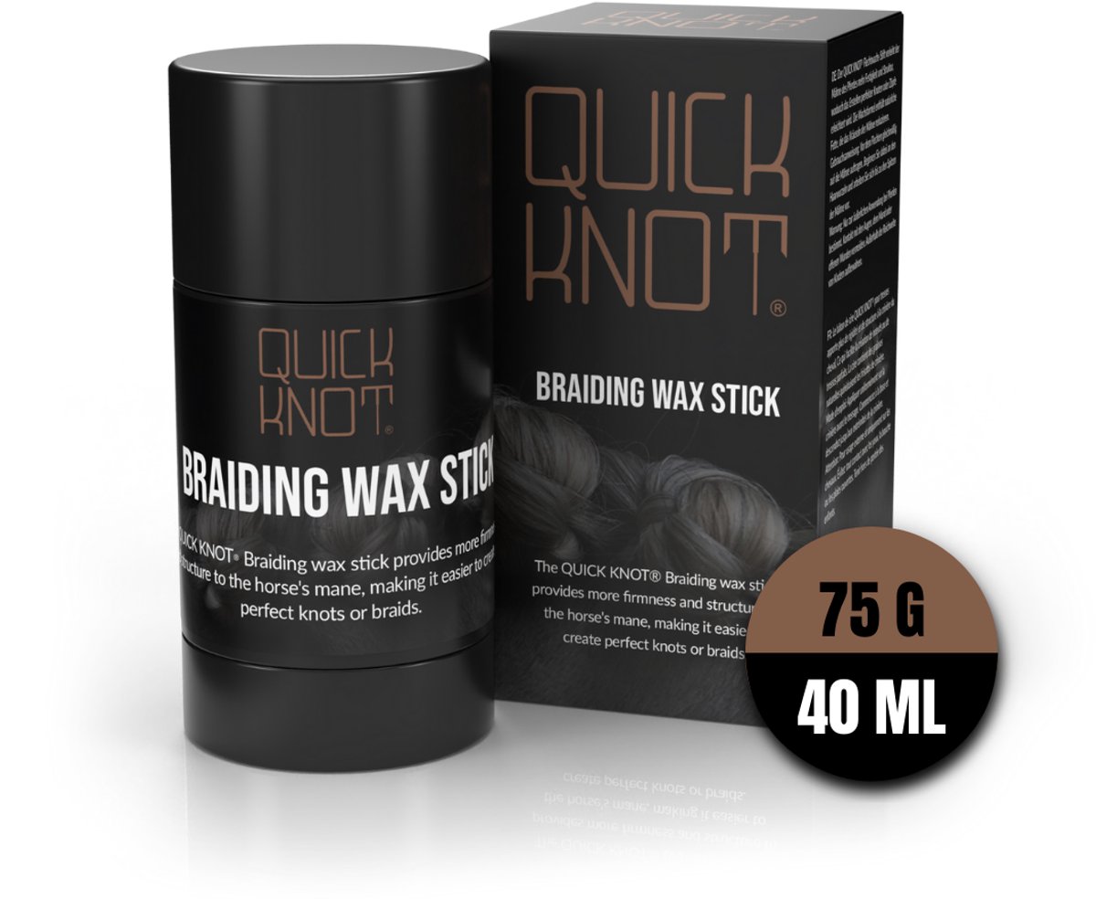 Quick Knot® Braiding Wax Stick – 40ml | Sterke Grip & Gladde Afwerking voor Perfecte Vlechten