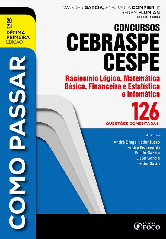 Como passar concursos CEBRASPE -Raciocínio Lógico, Matemá ... - cover