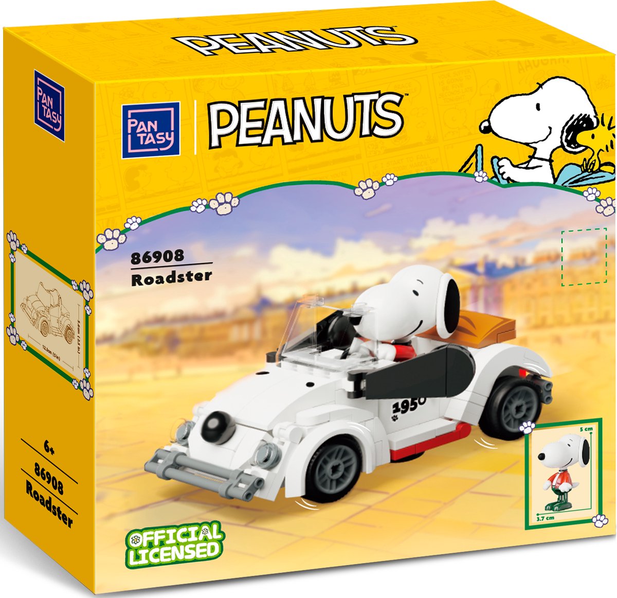 PANTASY Snoopy Roadster - 86908 - - ONESIZE