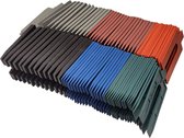Opvulplaatjes Kunststof – 100 stuks – Dikte 1 t/m 6 mm
