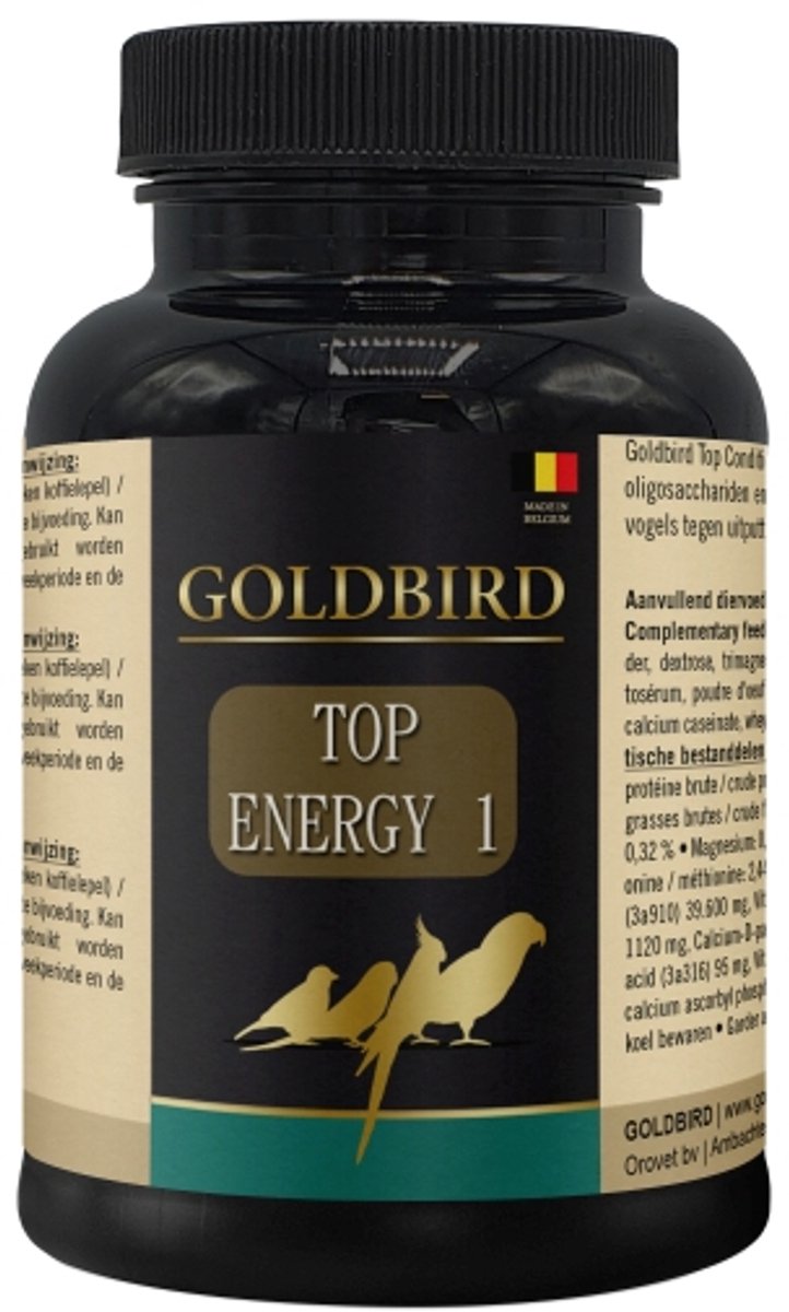 Goldbird Top Energy 100g - eiwitbron en bron van aminozuren voor vogels, aanbevolen in de kweekperiode