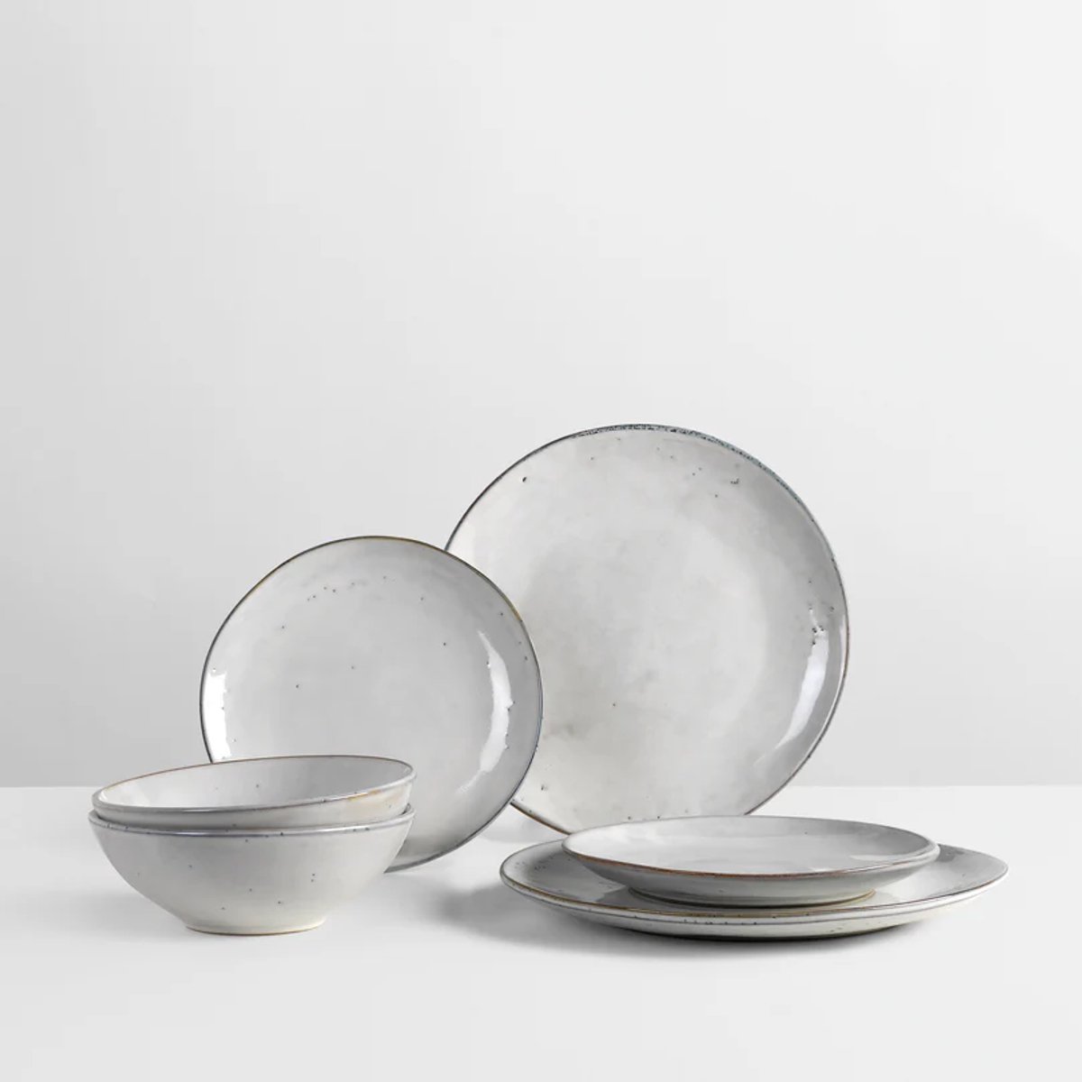 Broste Copenhagen Nordic Sand dinerset voor twee 6-delig