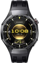 Huawei WATCH GT6 Pro 46 mm Zwart | Autonomie de la batterie de 21 jours – Mesure précise du GPS et de la fréquence cardiaque – Suivi de vélo professionnel innovant – Verre saphir et boîtier en titane – ECG – Compatible avec iOS et Android