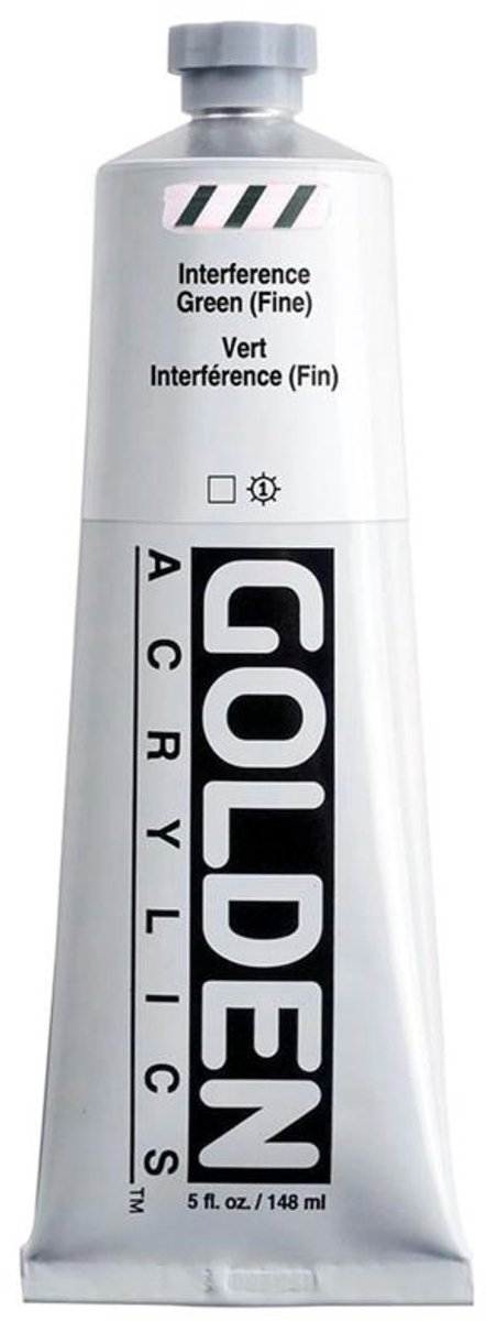Golden Heavy Body Acrylverf Interference Groen (fijn) 148 ml