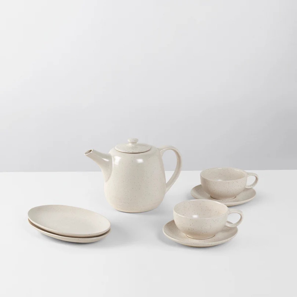 Broste Copenhagen Nordic Vanilla theeservies voor twee 5-delig