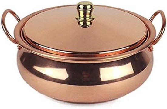 Traditionele Hot Pot, Koperen Hot Pot, inductiekookplaat Zuiver Koper Traditionele Hot Pot, Koperen Hot Pot, inductiekookplaat Zuiver Koper