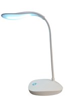 Grundig tafellamp met oplader voor mobiele telefoon, draadloos, USB, led, flexibel, buigbaar, zwart