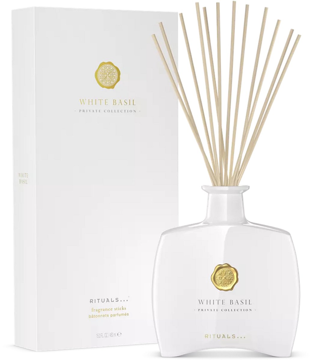 Rituals of White Basil - Fragrance Sticks 450 ml + Gift Bag - Geurstokjes 450 ml