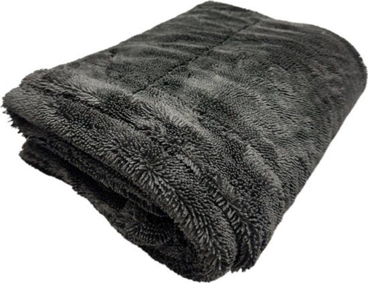 TLVX Grote Droogdoek 60x90cm – Microvezel doek 1200GSM – Super Zacht – Zeer Absorberend – Auto – Motor – Scooter – Fiets – E-Bike – Fatbike – Badkamer Wand Tegels – Douche Cabine – Kalkvrij drogen – Streeploos resultaat – Wasbaar