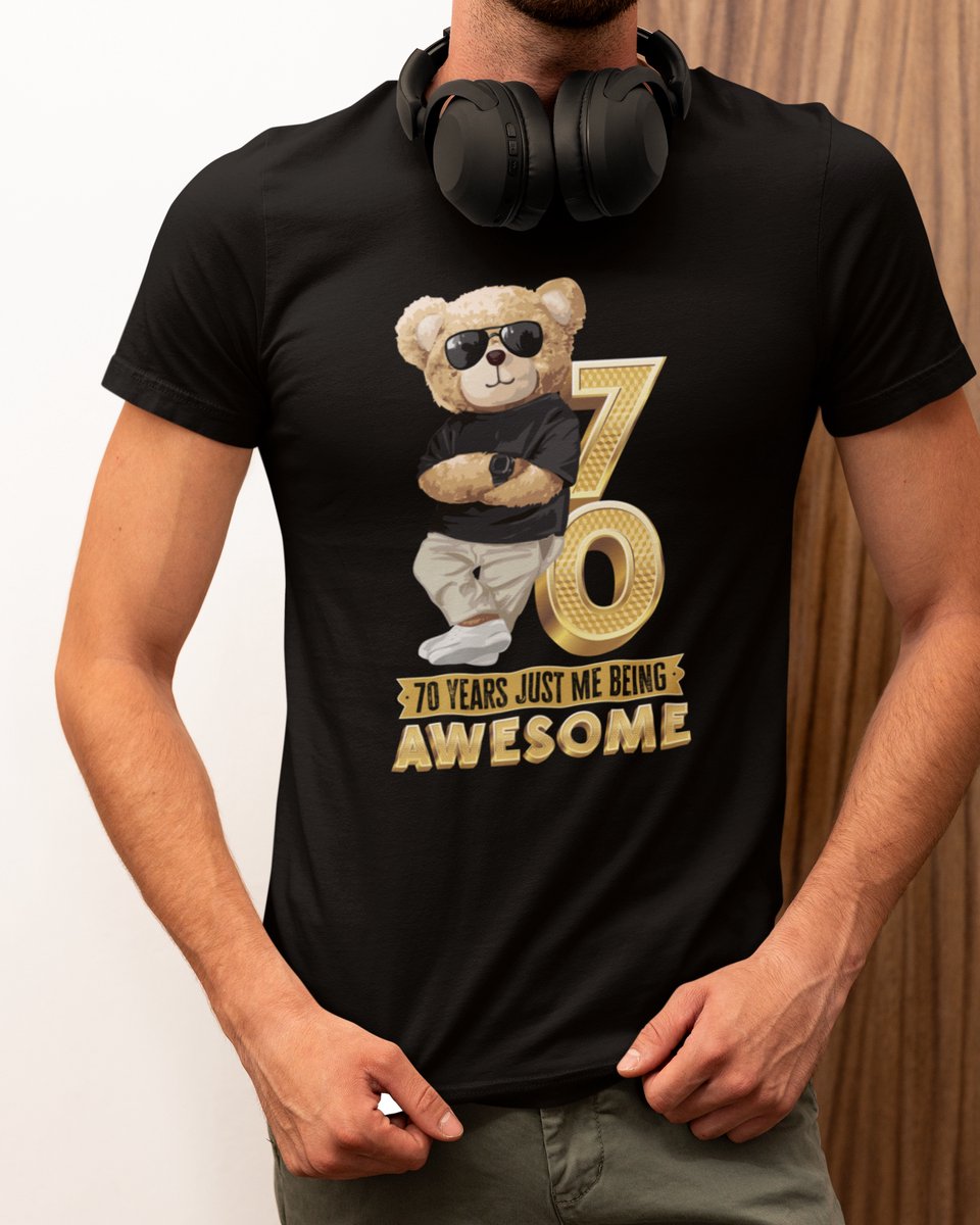70 Jaar Verjaardag cadeau T-shirt - Zwart T-shirt Heren - Maat XL - Verjaardag Cadeau Mannen - Limited Edition