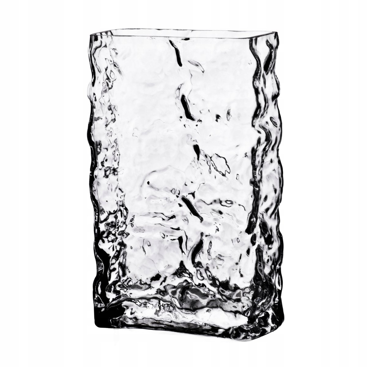 Serenite Vaas Glas Transparant 24cm - Stijlvolle Woondecoratie