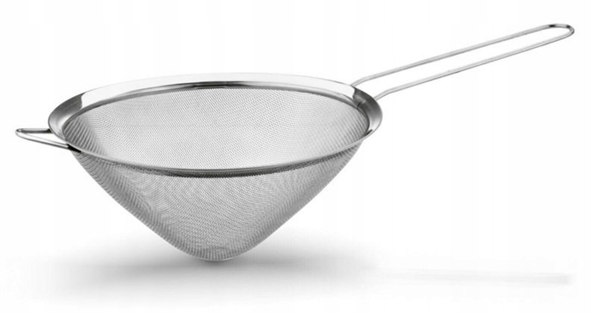 Tadar Kegelvormige Chinese Zeef 18 cm - Roestvrij Staal