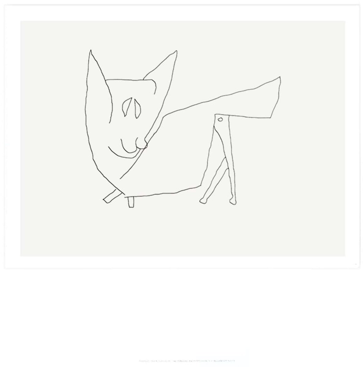 PGM Kunstdruk Paul Klee - Le Petit Chat 60x50cm Divers