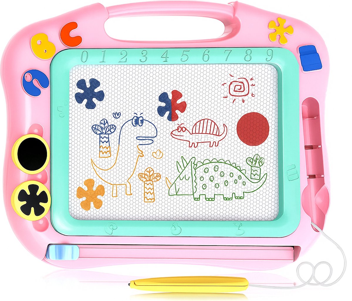 BOTC Tekenbord - Magnetisch - Kids Art - Kleuren Tekenbord - Roze — afbeelding 8