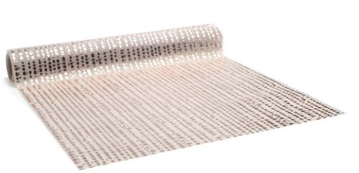 Tafelloper Deco runner Noble ribbon koper 2 | 5 meter x 28 cm (OP=OP)