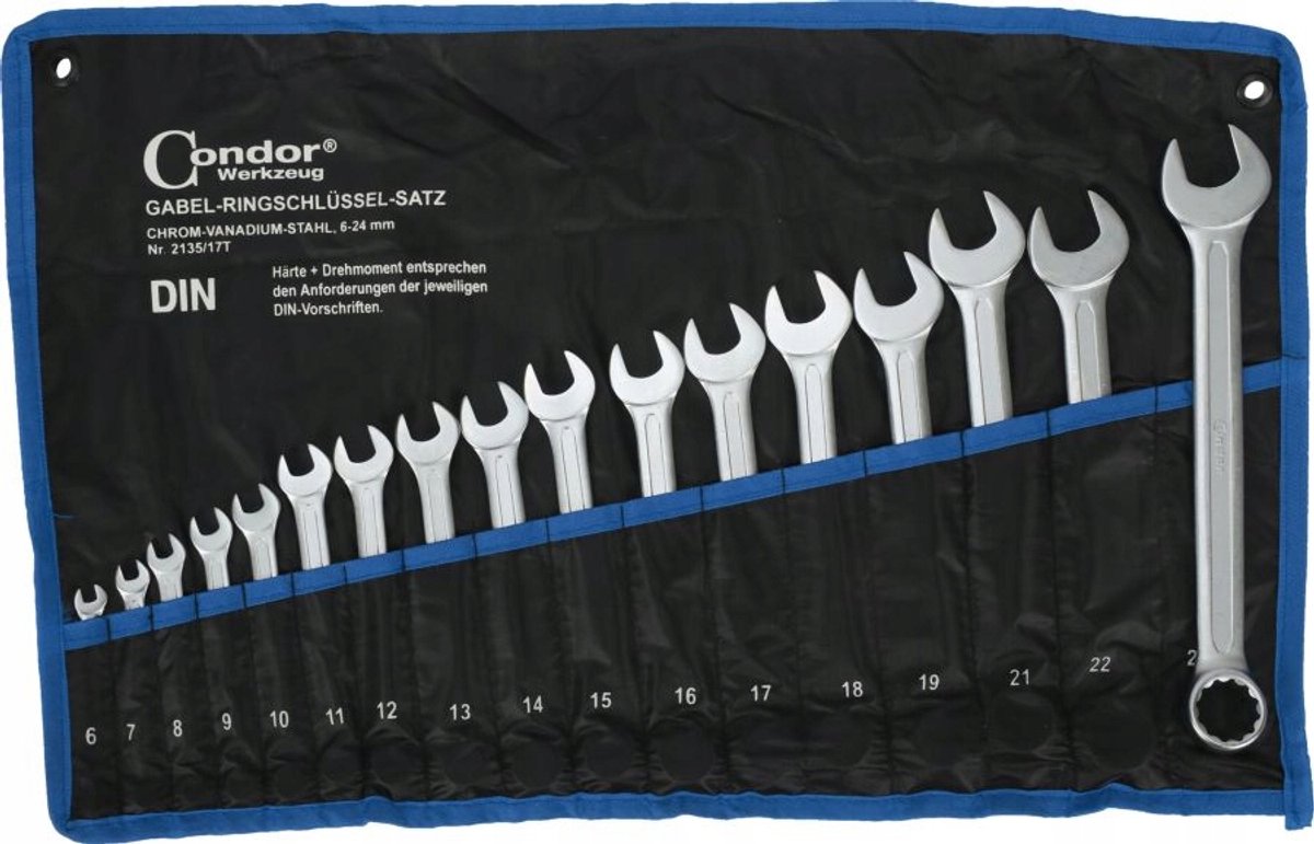 VarioPlus Ringsleutelset, 6-24 mm, 17-delig