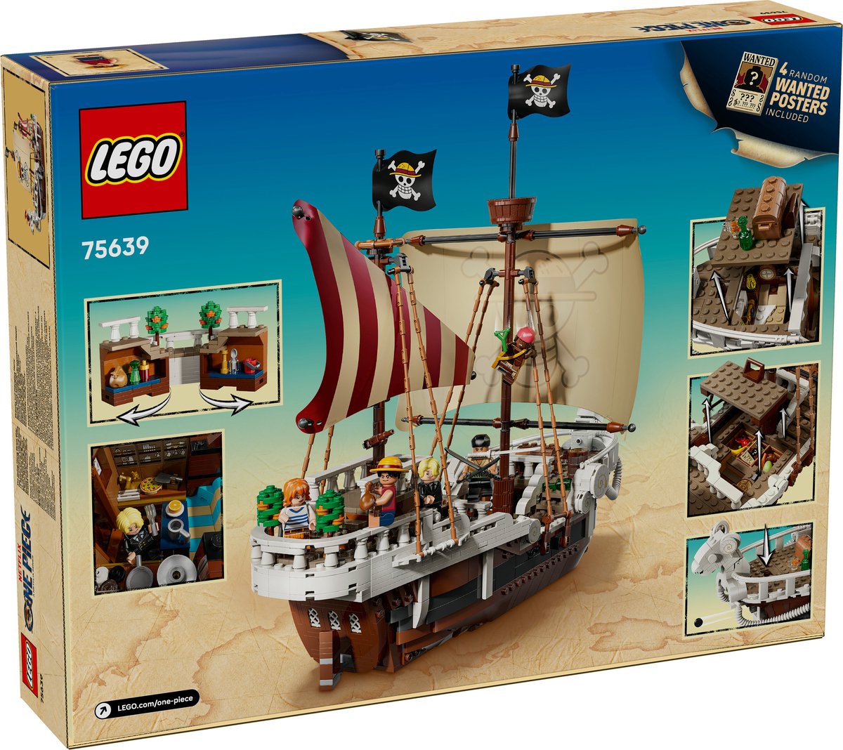 LEGO® ONE PIECE Het Piratenschip Going Merry Bouwset - 75639 — afbeelding 5
