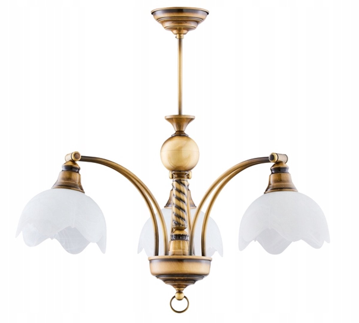 Jupiter Klassieke Patina Kroonluchter 3-armig - E27
