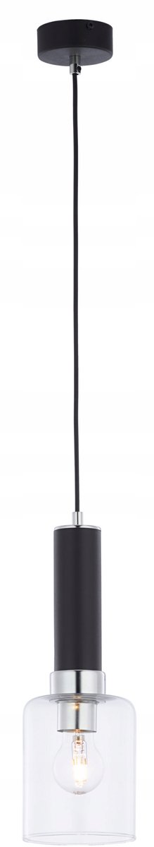 TULUZA moderne chromen hanglamp, 1 lichtpunt, 1867
