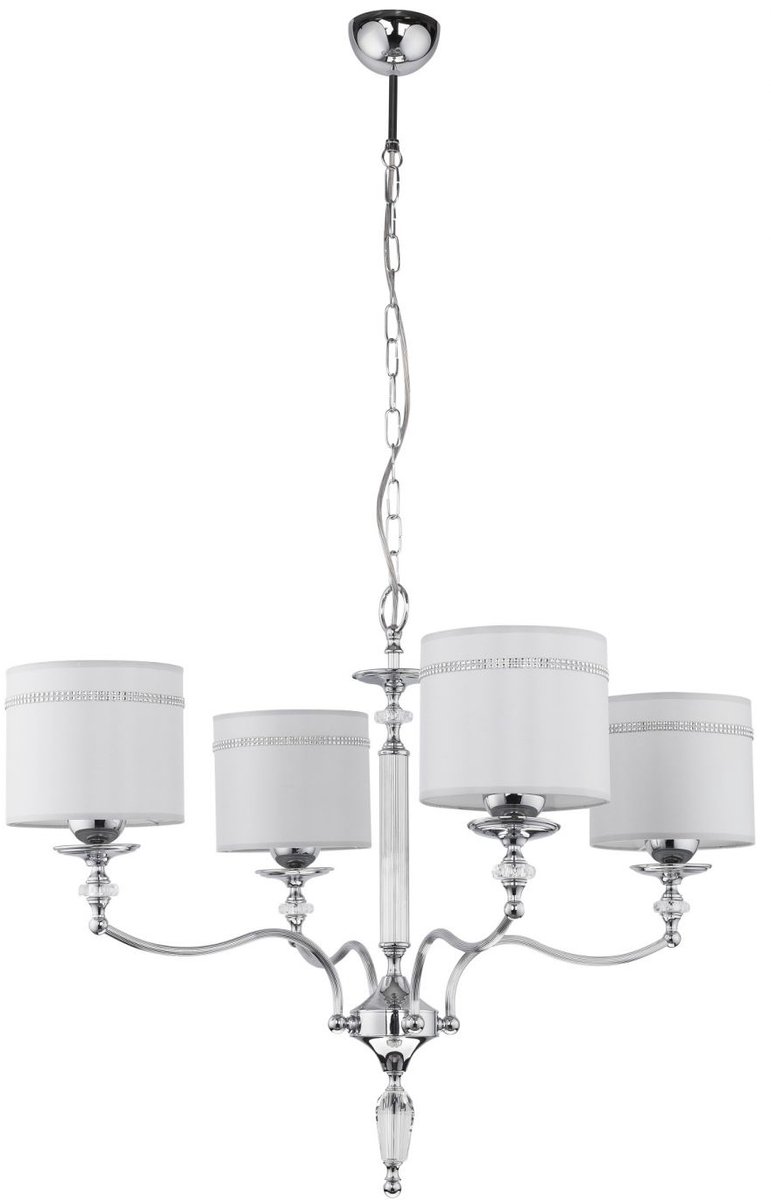 HILTON 1425J Plafondlamp Chroom 4xE27 Modern Grijs