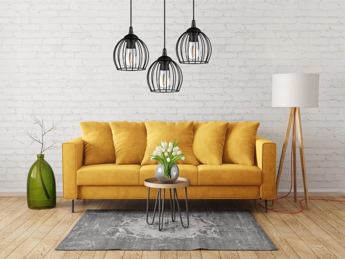 Loft Hanglamp Draad Bol Zwart E27