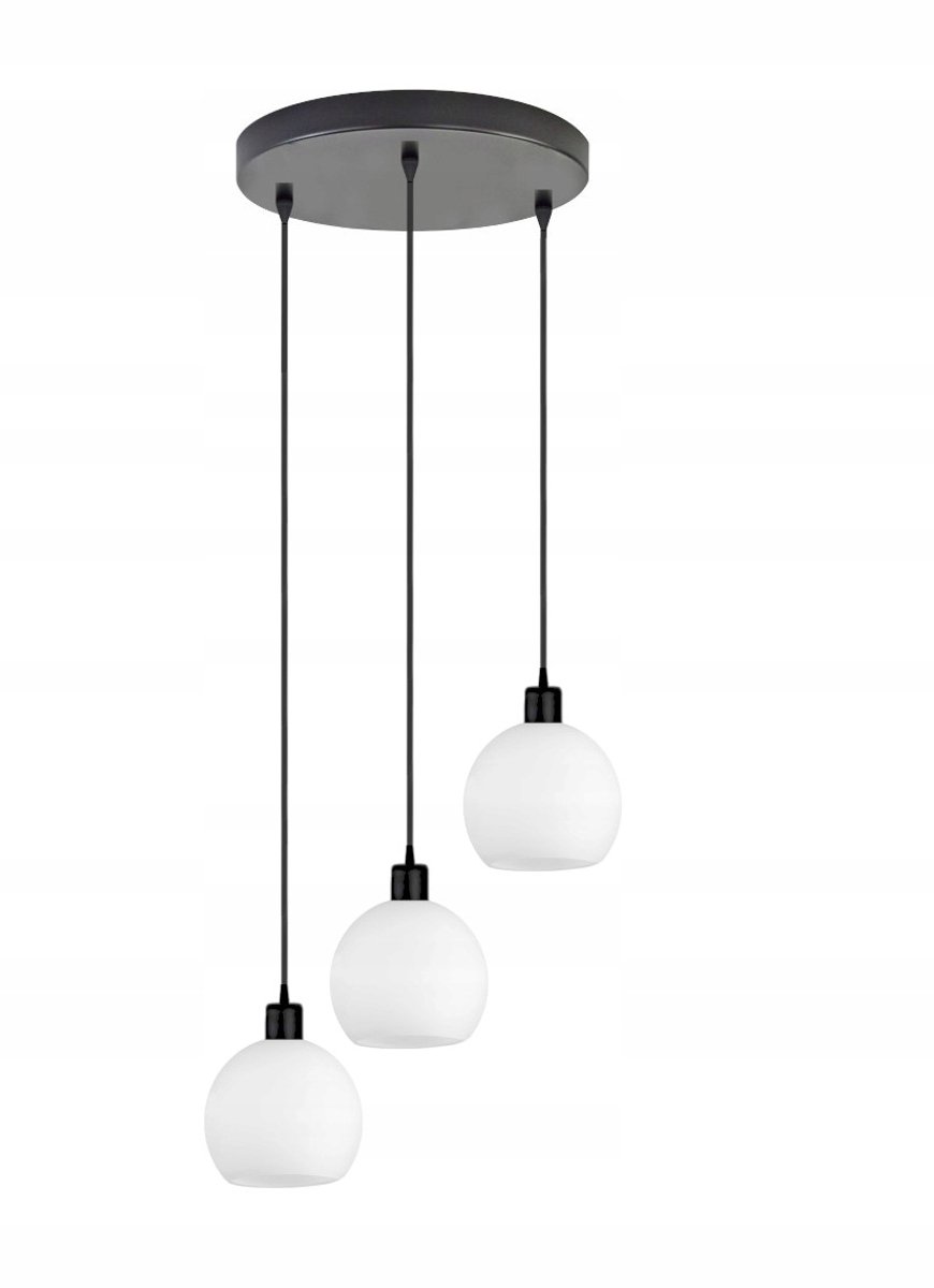 DORRA Hanglamp Zwart Metale E27 3x60W wordt Woronkamer