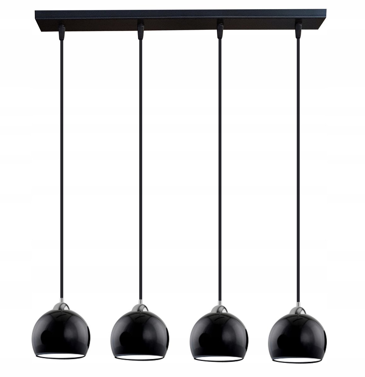 GREGORI 1531L Hanglamp Zwart/Chroom E27