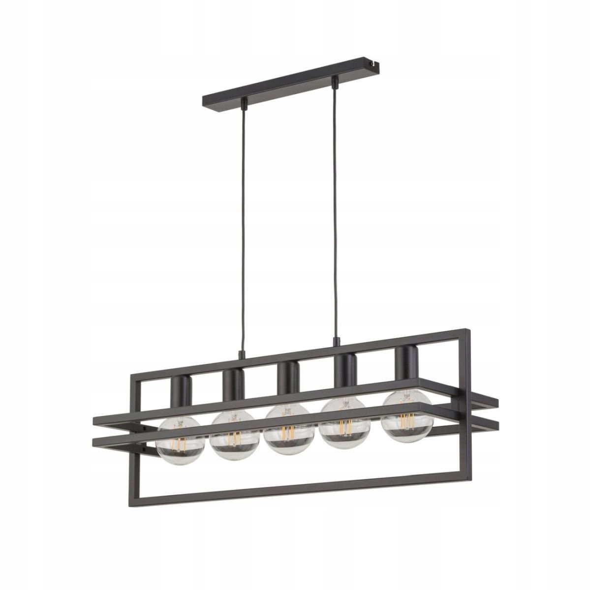 Sigma MERCI 5 Zwarte Hanglamp - Industriële Stijl, 5xE27