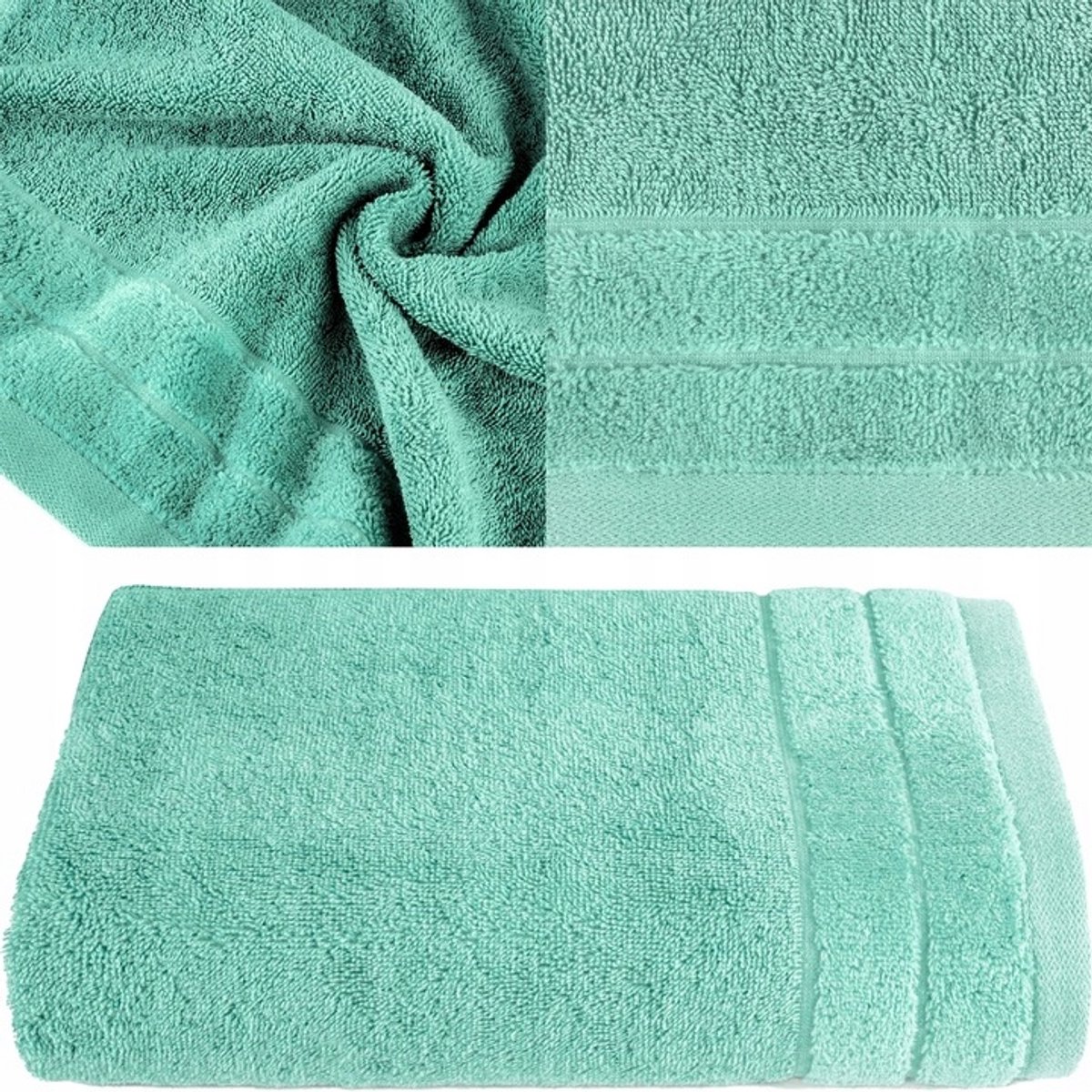 Zachte Katoenen Handdoek 50x90 cm - Mintgroen