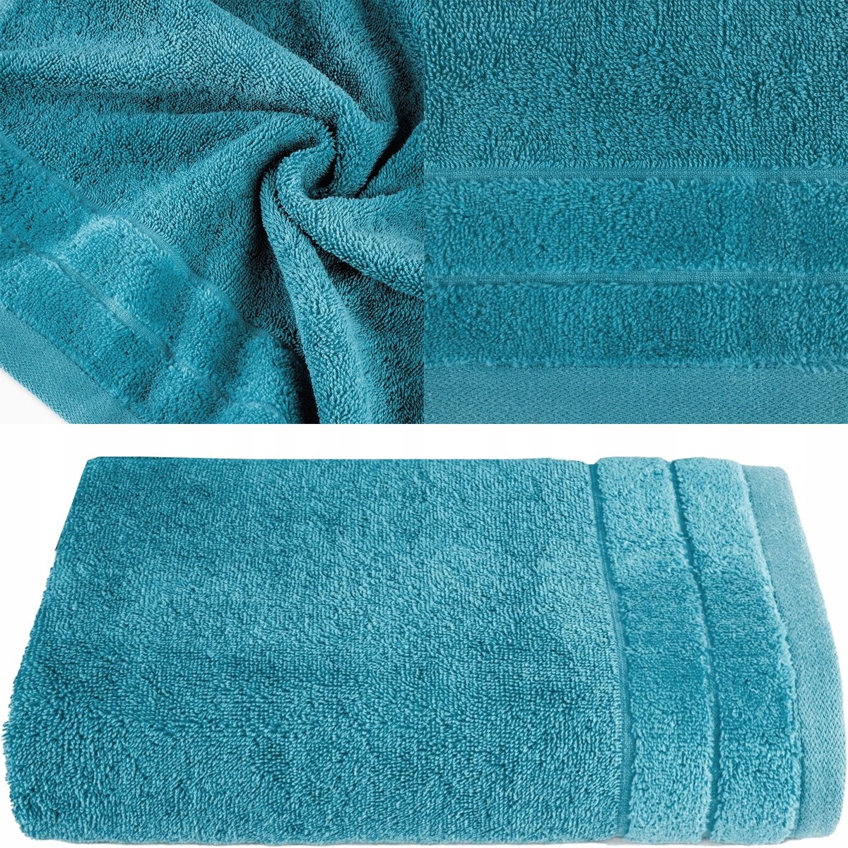 Luxe Katoenen Badhanddoek 70x140 cm - Licht Turquoise