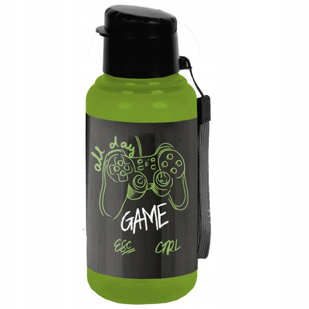 Paso Gaming Bidon 500ml - Groen, BPA-vrij, School & Sport