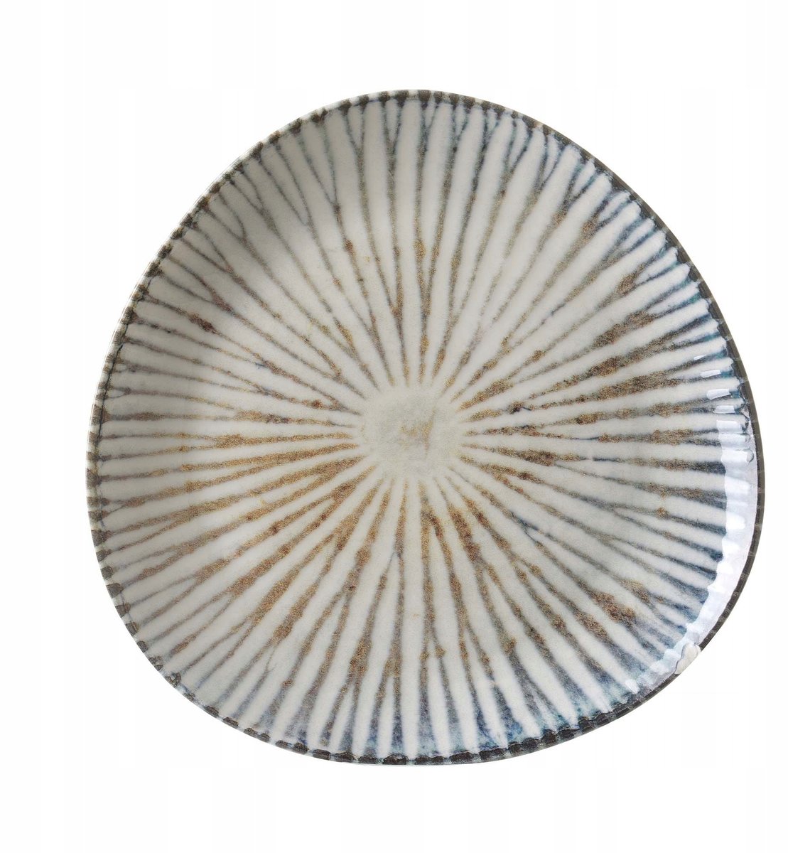 Fine Dine Ammoniet Driehoekige Schotel 26 cm