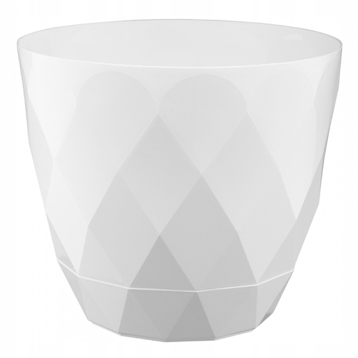 Lamela Bloempot 15cm hoog, kunststof, Witness - 17,5x17,5cm
