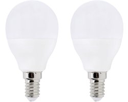 Bemko Premium LED Lamp E14 - vervangt 50W (7.5W) - 720lm - 3000K Warm Wit - 230V - 2 stuks