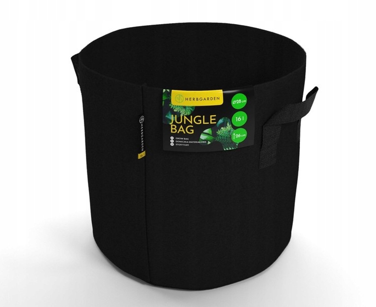 Herbgarden Jungle Tas Ronde Kweekzak 16L - 28x28x26cm