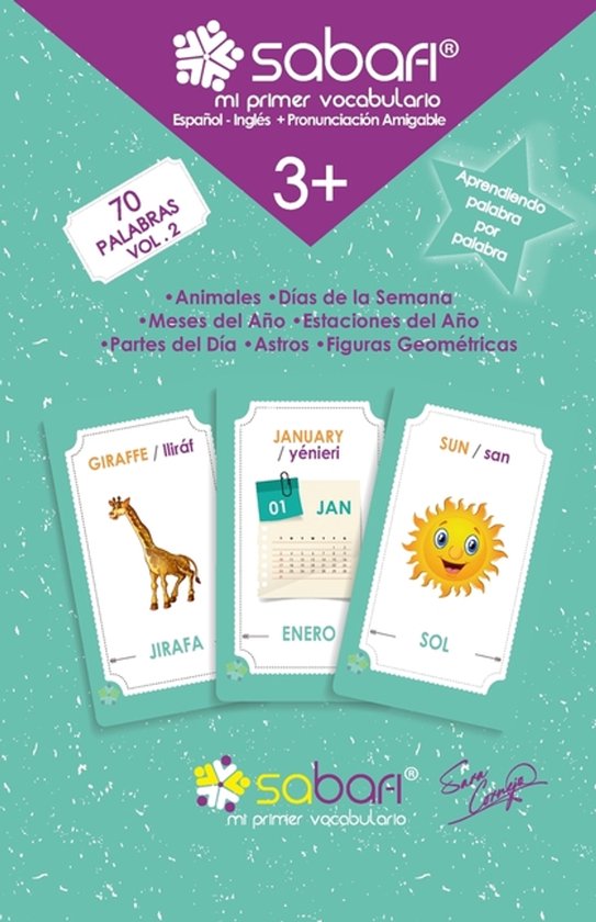Sabafi Mi Primer Vocabulario, Vol. 1,2 y 3 (70 Palabras en C ... - cover