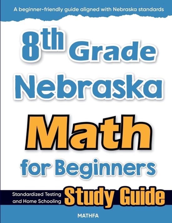8th Grade Nebraska Math for Beginners - cover