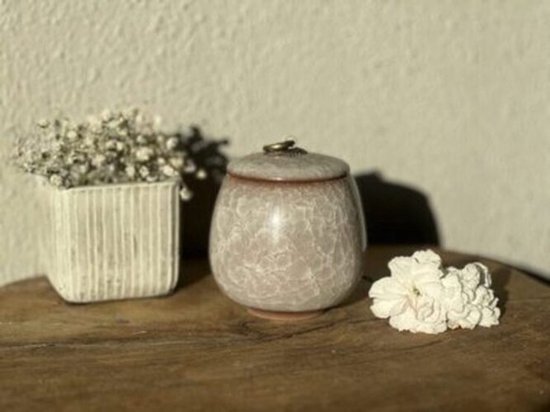 Luxe mini Urn Rood - 130ML – In je hart bewaren