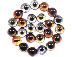 Somstyle Luxe Oogjes 10mm - 20 Stuks - Knuffels Maken - Amigurumi Ogen Set - Haken & Breien - Dieren Design