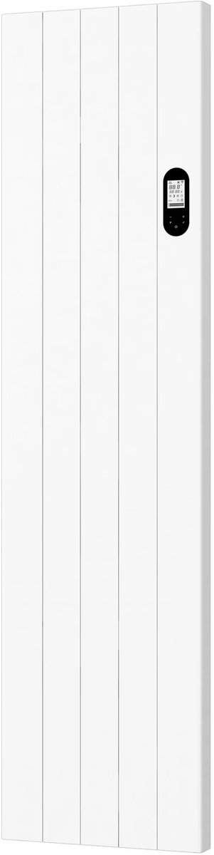 Quality Heating Civetta – Elektrische Wandkachel – Verticaal – 1500W – Wit – Stil & Energiezuinig – Inclusief Timer