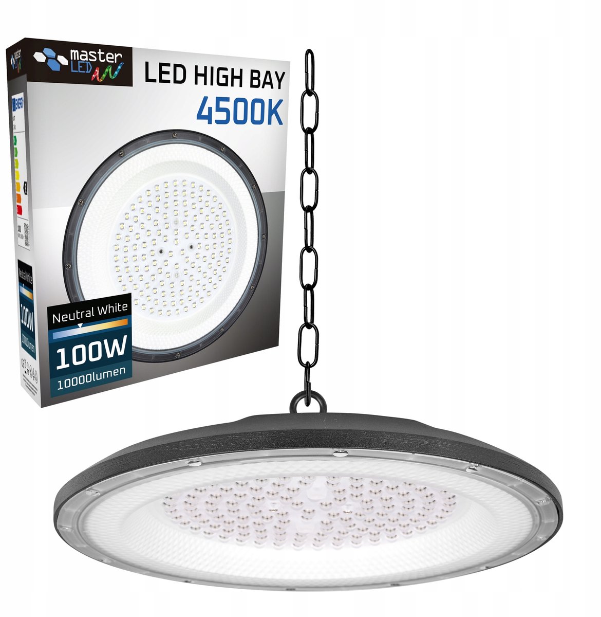 LED UFO High Bay Lamp 100W 10000lm - Industriële Verlichting