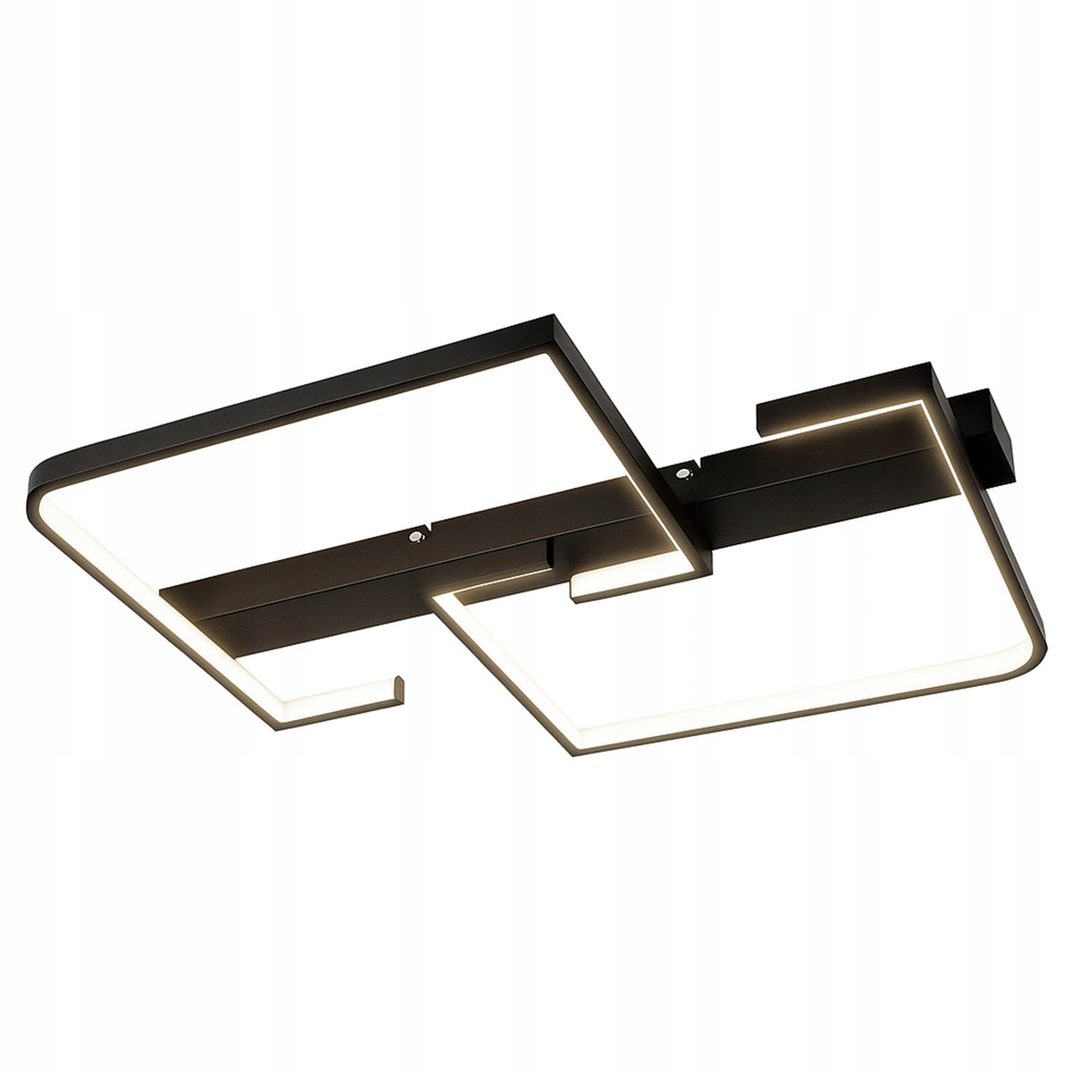Moderne LED Plafondlamp Moris Zwart 3 Kleuren CCT 29W