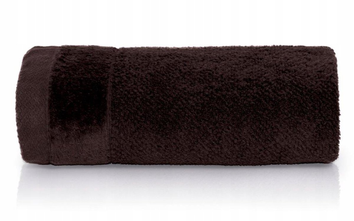 Zachte Bruine Katoenen Handdoek Vito 50x90 cm