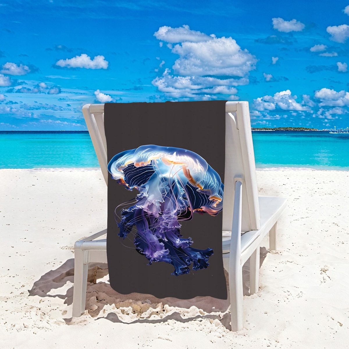 XXL Strandlaken 100x180cm Sneldrogend Microvezel - Medusa