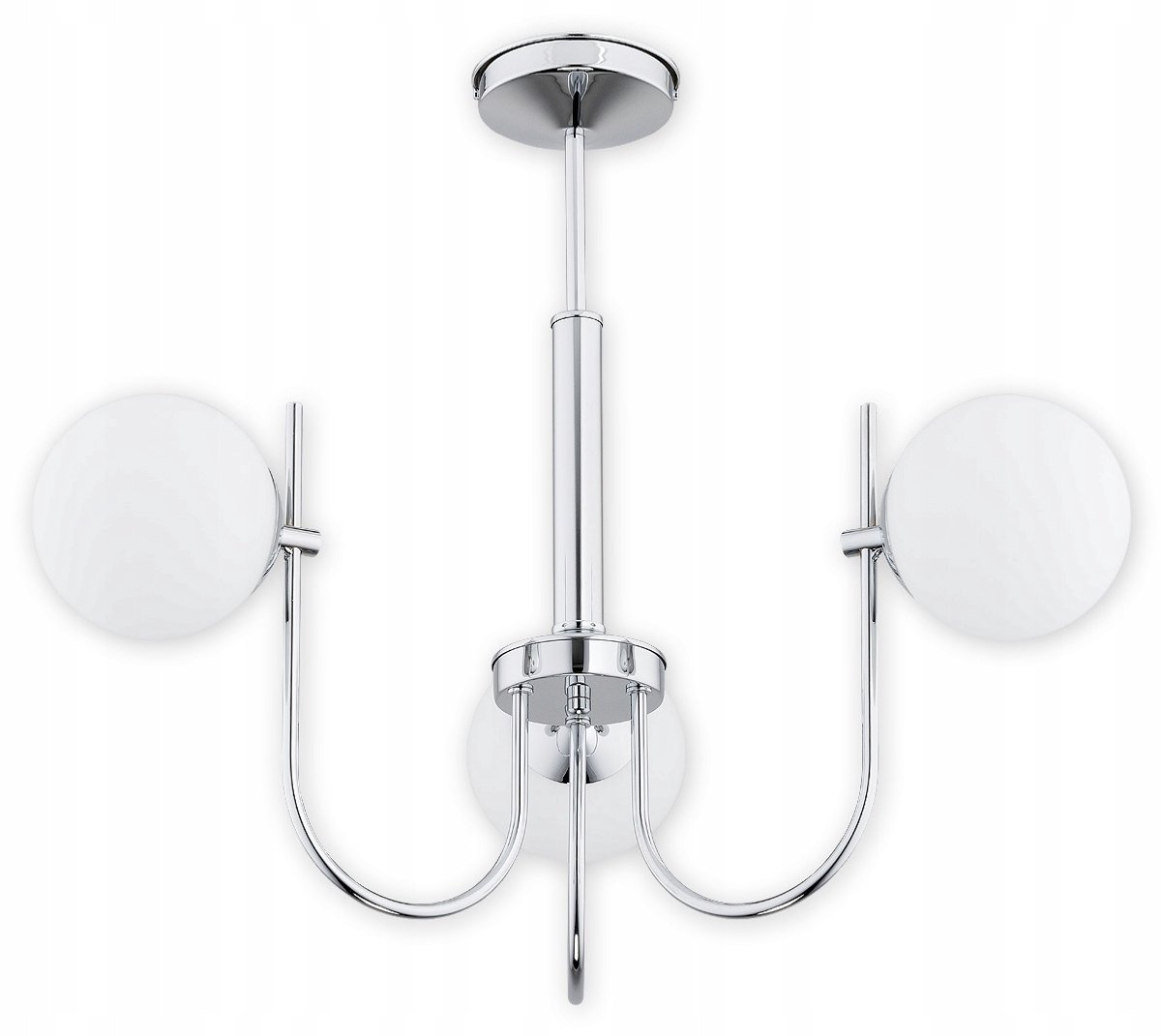 Lemir Ape Chrom Wandlamp 3-lichts LED E14 Modern Klassiek