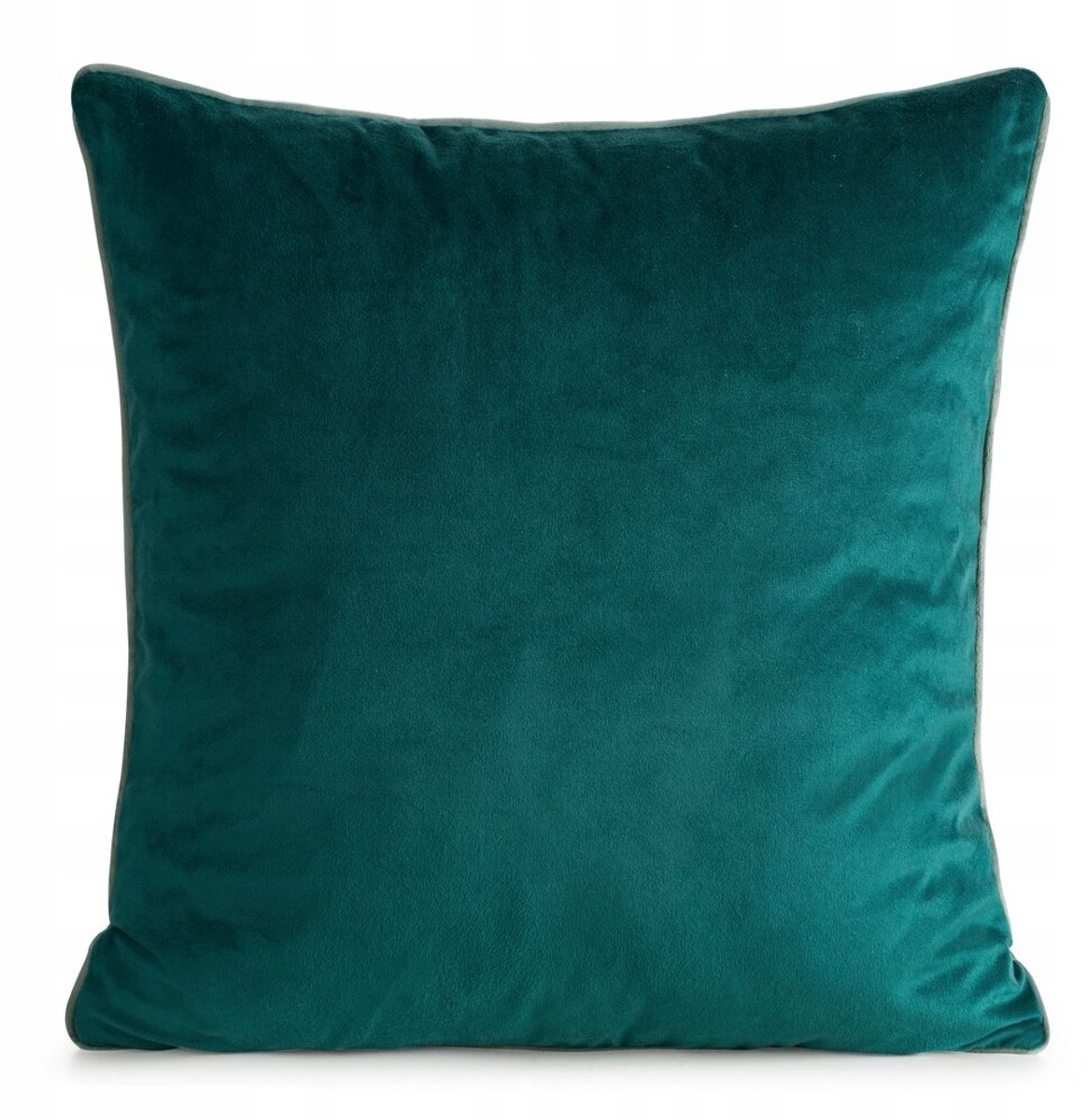 Decoratieve Kussenhoes 60x60cm Turkoois met Velours Bis